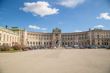 Hofburg zu Wien, Residenz der Habsburger in Wien, Amtssitz des Österreichischen Bundespräsidenten
