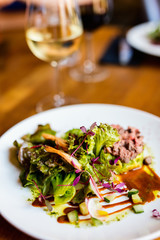Fresh green salad
