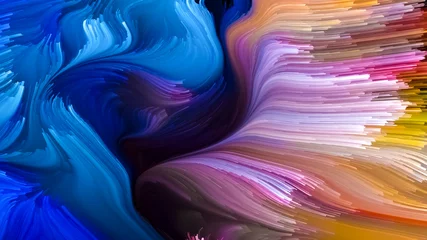 Rolgordijnen The Escape of Liquid Color © agsandrew