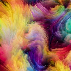 Papier Peint photo Mélange de couleurs Colorful Paint Secrets