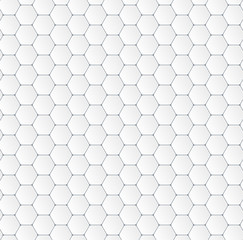 Abstract White Background_Honeycomb_A