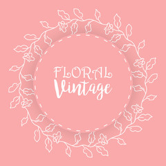Floral Background, Romantic Background, Floral Vintage