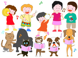 ペットと子供たちのコンサート