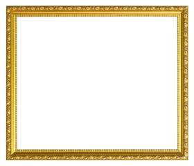 Gold Old picture frame