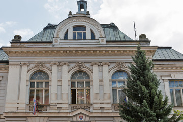 Fototapeta na wymiar Beautiful building in Banska Bystrica, Slovakia.