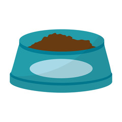 dish pet isolated icon vector illustration design