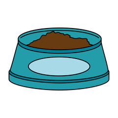 dish pet isolated icon vector illustration design