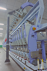 Machinery and equipment in a spinning production company