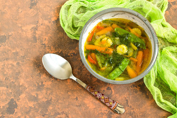 Summer vegetable soup