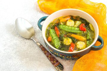 Summer vegetable soup