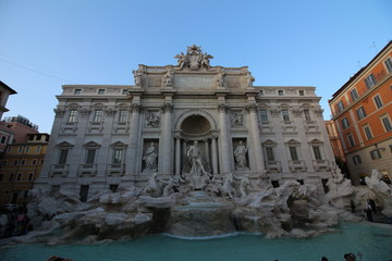 Fototapeta na wymiar Fontana Di Trevi, Itália