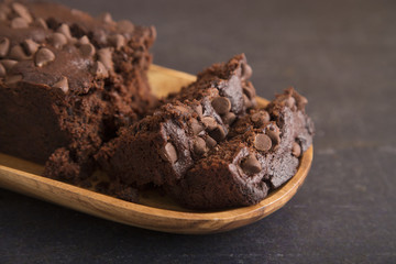 Chocolate Chip Topped Banana Bread