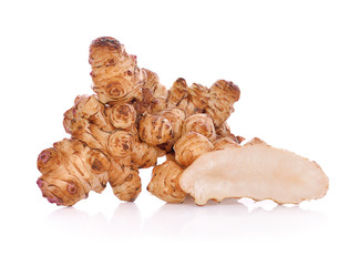 Sunchoke isolated on white background.