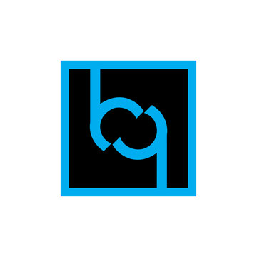 letter bq logo vector