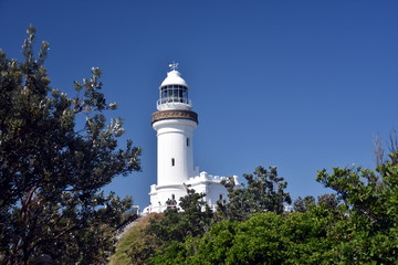 Byron Bay, Australia - Dec 25, 2017. The most easterly point of the australian mainland; the lighthouse of Cape Byron.