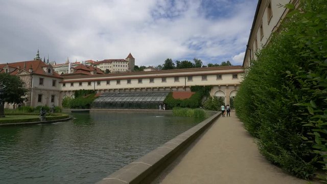 Wallenstein Garden with a lake