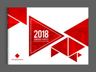 Cover design template corporate business annual report brochure poster company profile catalog magazine flyer booklet leaflet. Cover page design element A4 landscape sample image with Gradient Mesh.