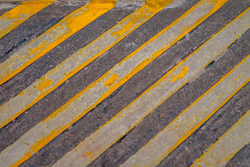 Asphalt Background with yellow stripe