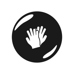 Gloves icon. Vector Illustration