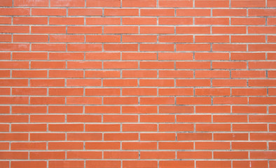 The red bricks wall  textured for background