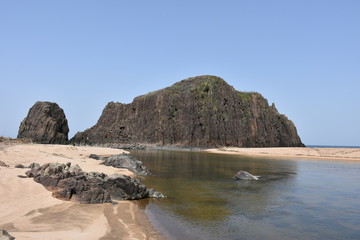 立岩　丹後半島　山陰海岸ジオパーク