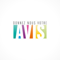 donnez nous votre avis