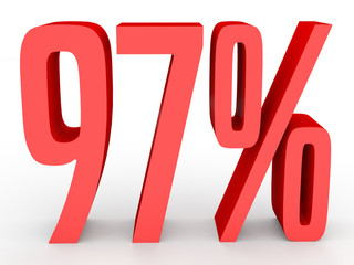 Ninety seven percent off. Discount 97 %.