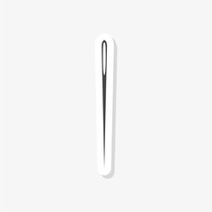 Needle sticker, simple vector icon