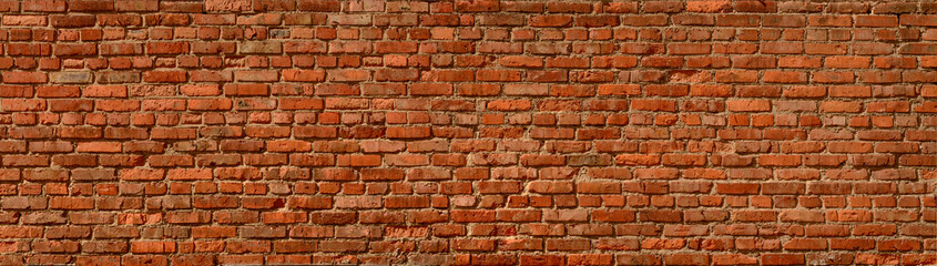 Brick wall panoramic background