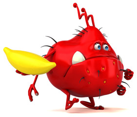 Fun germ - 3D Illustration