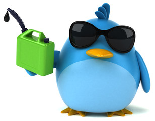 Blue bird - 3D Illustration