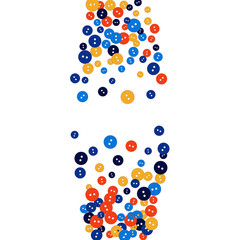 Vector Confetti Background Pattern. Element of design. Colored buttons on a black background