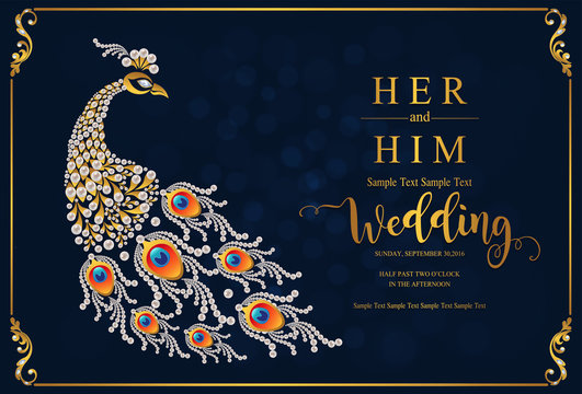 Peacock Wedding Invitation Images – Browse 2,832 Stock Photos, Vectors, and  Video | Adobe Stock