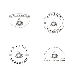 classic coffee logo collection