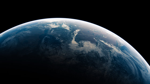 Planète Terre vue depuis l'espace