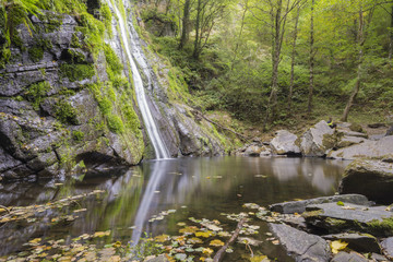 Waterfall in Vilagocende (A Fonsagrada, Lugo - Spain).