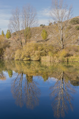 Duero river near Soria city, Spain.