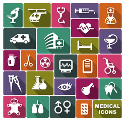 Medical icons. Vector illustration