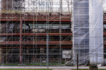 Construction scaffolding rehabilitation plan