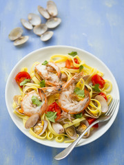 rustic italian seafood pasta