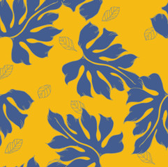 Abstract elegance pattern with floral background.