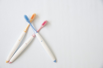 Toothbrush  on white background.
