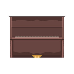 Piano music vector illustration concert keyboard background. Musical jazz keys design. Poster black instrument classic