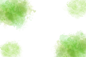 新緑 抽象 水彩 背景