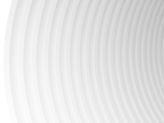 Abstract of white curved architectural pattern background,Concept of future modern design...