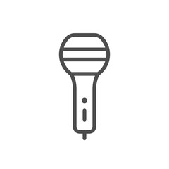 Microphone line icon