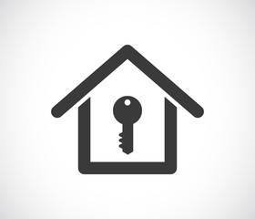 house with key icon
