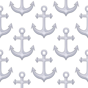 Anchors. Seamless pattern
