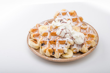 Sugar waffles product photo