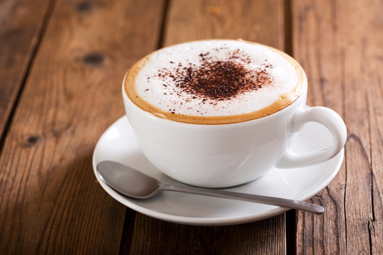 Fototapeta Cup of cappuccino coffee